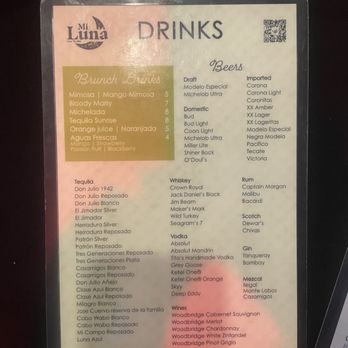 Mi Luna Tex-Mex - Menu - Tex-Mex Near Me - Prosper, Texas