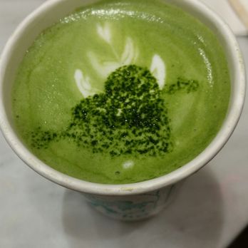 Cha Cha Matcha - My extra Matcha heart...guess their loving a newbie! - Coffee & Tea Near Me - New York, New York
