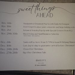 Events coming up!