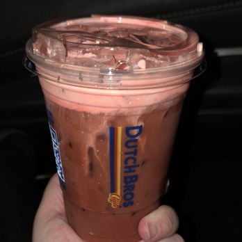 Dutch Bros Coffee - Small Pink Velvet Mocha Cold Brew - Coffee & Tea Near Me - Sacramento, California
