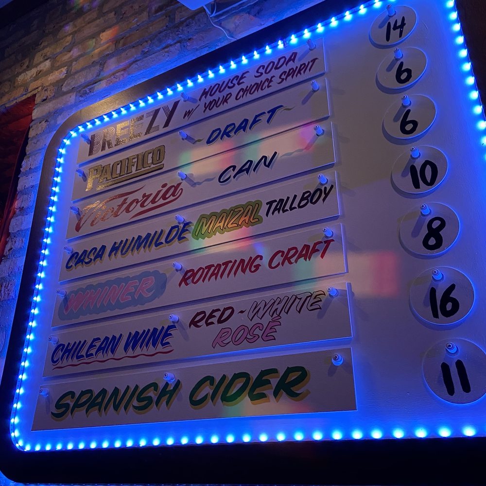 Estereo - a neon sign for spanish cider - Beer, Wine & Spirits Near Me - Chicago, Illinois Estereo - a neon sign for spanish cider - Beer, Wine & Spirits Near Me - Chicago, Illinois