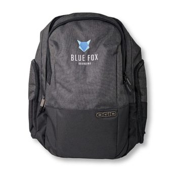 Blue Fox Branding - Custom Embroidered Backpack - Screen Printing/T-Shirt Printing Near Me