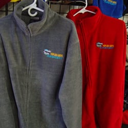 Stitches By Taylor - Embroidered Fleece Zip up Jackets