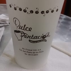 La Dulce Tentación - Rico el capucchino original con doble carga de café y muy caliente