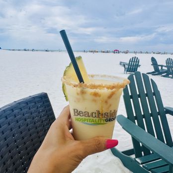 Crabby's Beachside Pavilion - Pina colada - Seafood Near Me - Clearwater Beach, Florida Crabby's Beachside Pavilion - Pina colada - Seafood Near Me - Clearwater Beach, Florida