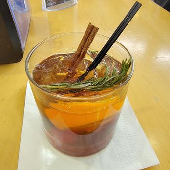 Samuel Adams Flint Brewery - a glass of orange juice with cinnamon and rosemary garnish - Restaurants Near Me - Flint, Michigan Samuel Adams Flint Brewery - a glass of orange juice with cinnamon and rosemary garnish - Restaurants Near Me - Flint, Michigan