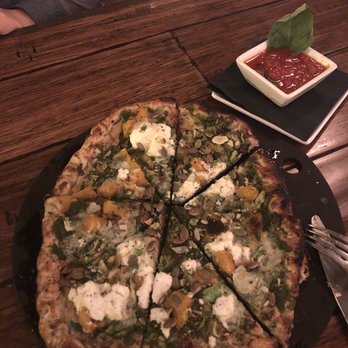 Bar Solita - Basil Pesto pizza- super burnt - Wine Bars Near Me - Richmond, Virginia Bar Solita - Basil Pesto pizza- super burnt - Wine Bars Near Me - Richmond, Virginia