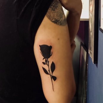 IFA2 Tattoo Studio - Rose silhouette by Randy - Tattoo Near Me - Alhambra, California IFA2 Tattoo Studio - Rose silhouette by Randy - Tattoo Near Me - Alhambra, California