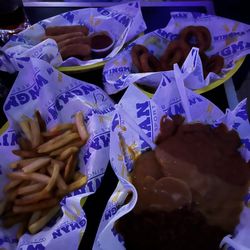 Wingman - Flavorless food. The fries are good though.