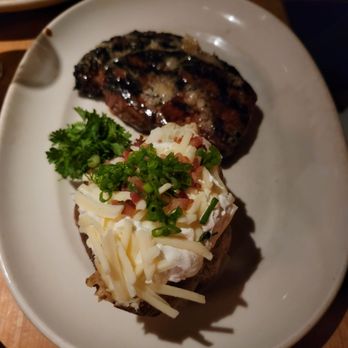Hillstone Restaurant - The Hawaiian: ribeye steak marinated in pineapple, soy & ginger served with a huge, fluffy, loaded baked potato. - New American Near Me - Winter Park, Florida Hillstone Restaurant - The Hawaiian: ribeye steak marinated in pineapple, soy & ginger served with a huge, fluffy, loaded baked potato. - New American Near Me - Winter Park, Florida