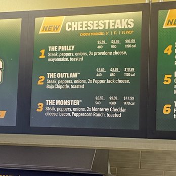 Subway - Menu - Fast Food Near Me - Wakefield, Rhode Island Subway - Menu - Fast Food Near Me - Wakefield, Rhode Island