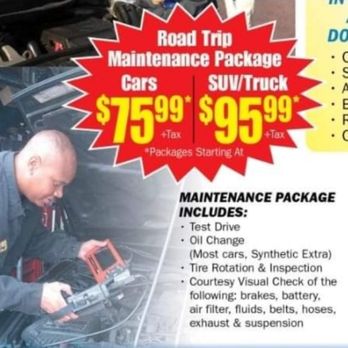 Dr Auto Repair - SPRING VEHICLE MAINTENANCE PACKAGE!
PUT YOUR TAX DOLLARS TO GOOD USE! - Auto Repair Near Me - Lanham, Maryland