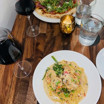 The Nash - I ordered the lemon shrimp bucatini pasta and it's pure excellence, it is a pasta full of flavor. My friend loved her Prosciutto pizza. - New American Near Me - Houston, Texas The Nash - I ordered the lemon shrimp bucatini pasta and it's pure excellence, it is a pasta full of flavor. My friend loved her Prosciutto pizza. - New American Near Me - Houston, Texas