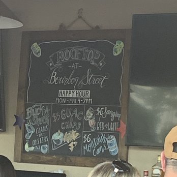 Bourbon Street - Happy hour board is still up, although there is no happy hour. - Cajun/Creole Near Me - Bayside, New York Bourbon Street - Happy hour board is still up, although there is no happy hour. - Cajun/Creole Near Me - Bayside, New York