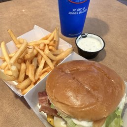 One Third Pound Bacon Two Cheese Deluxe Signature Stackburger Combo One Third Pound Bacon Two Cheese Deluxe Signature Stackburger Combo