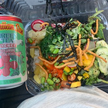 Ocean Poke - Large bowl and free drink with coupon! - Poke Near Me - Murrieta, California