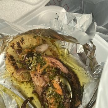 Katrina Latin Bites and Bar - Octopus grilled with pineapple - Latin American Near Me - Naperville, Illinois