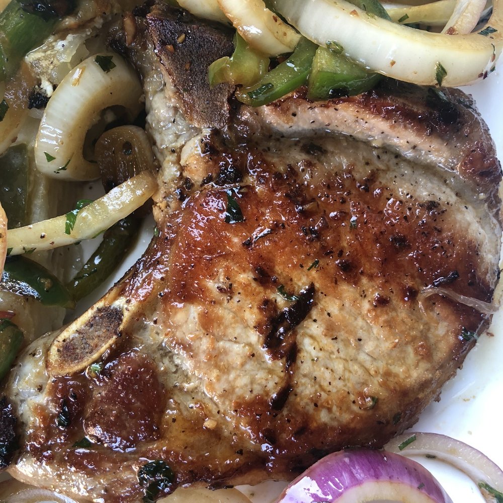 Cubana Cafe - 16. Grilled Pork Chop Plato - Cuban Near Me - Brooklyn, New York