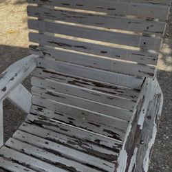 Old dilapidated furniture that could break and fall with an elderly resident at any point in time