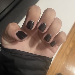 Gel manicure done at Issa Nails in New York, New York