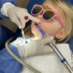 Diamond Dental - Grape polish and princess-level eyewear