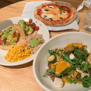 True Food Kitchen - Butternut squash risotto, Shrimp Tacos (Gluten Free), Margherita Pizza (Veg) - Vegetarian Near Me - Pasadena, California True Food Kitchen - Butternut squash risotto, Shrimp Tacos (Gluten Free), Margherita Pizza (Veg) - Vegetarian Near Me - Pasadena, California