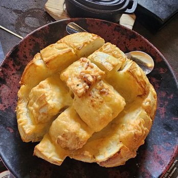 Brick & Bourbon - Roasted jalapeno pull apart boule and sauce - must try!! This is amazing! - New American Near Me - Maple Grove, Minnesota