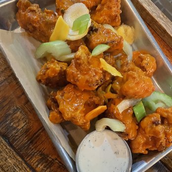 Craft Roots - Buffalo Cauliflower bites - Bars Near Me - Morgan Hill, California Craft Roots - Buffalo Cauliflower bites - Bars Near Me - Morgan Hill, California