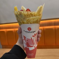 T-Swirl Crepe - 11. T-Swirl Fruit Cocktail Crepe