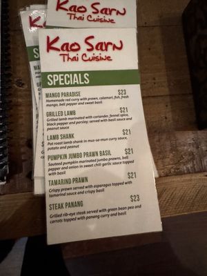Menu photo 2 Kao Sarn Thai Cuisine Richmond, CA Menu photo 2 Kao Sarn Thai Cuisine Richmond, CA