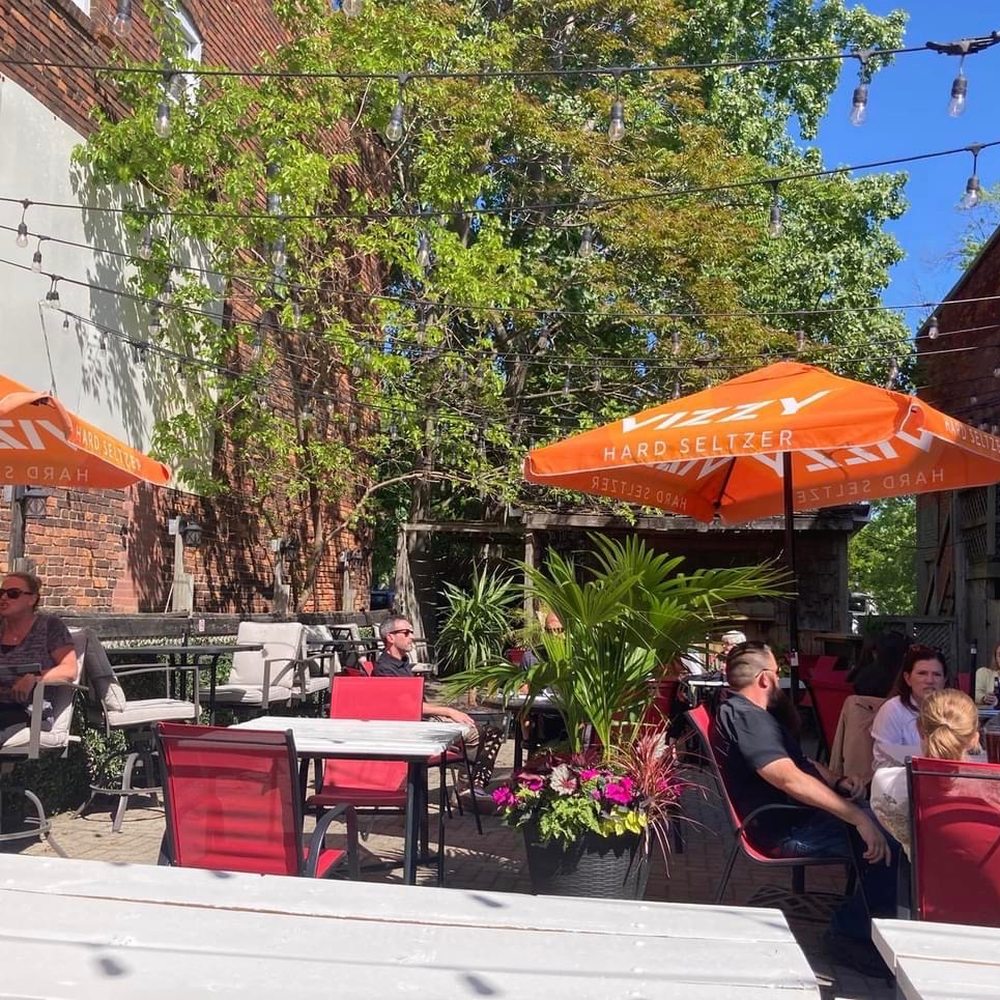 Outdoor patio seating. Outdoor patio seating.