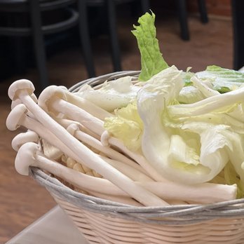 Yummy Hot Pot - Mushrooms and cabbage! - Hot Pot Near Me - Denver, Colorado