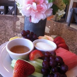 Fresh and healthy fruit plate.