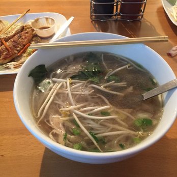Pho Hoa Grill - HUGE Chicken Pho and chicken satay - both excellent. - Vietnamese Near Me - Bangor, Maine
