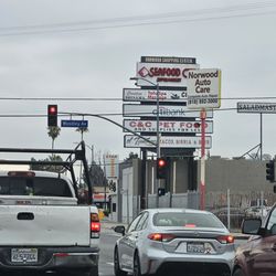 Norwood Shopping Center - The billboard on the street