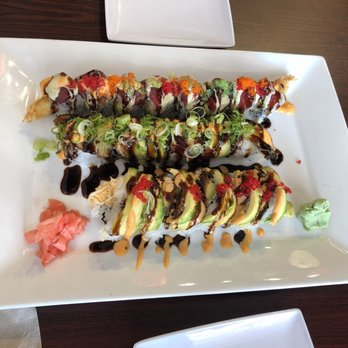 Torai Sushi - Sunrise roll, spicy dragon roll, and alligator roll - Sushi Bars Near Me - Washington, DC, District of Columbia