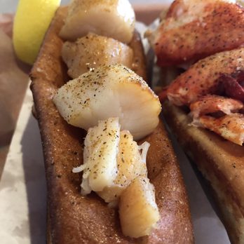 Lobster West - Scallop Roll - Seafood Near Me - Coronado, California Lobster West - Scallop Roll - Seafood Near Me - Coronado, California
