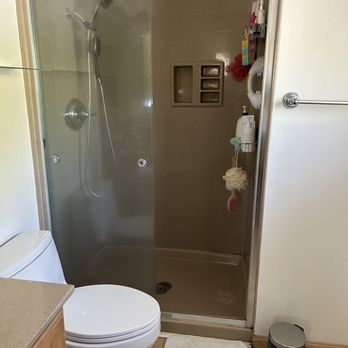 SVV Construction - Old shower door - Handyman Near Me SVV Construction - Old shower door - Handyman Near Me