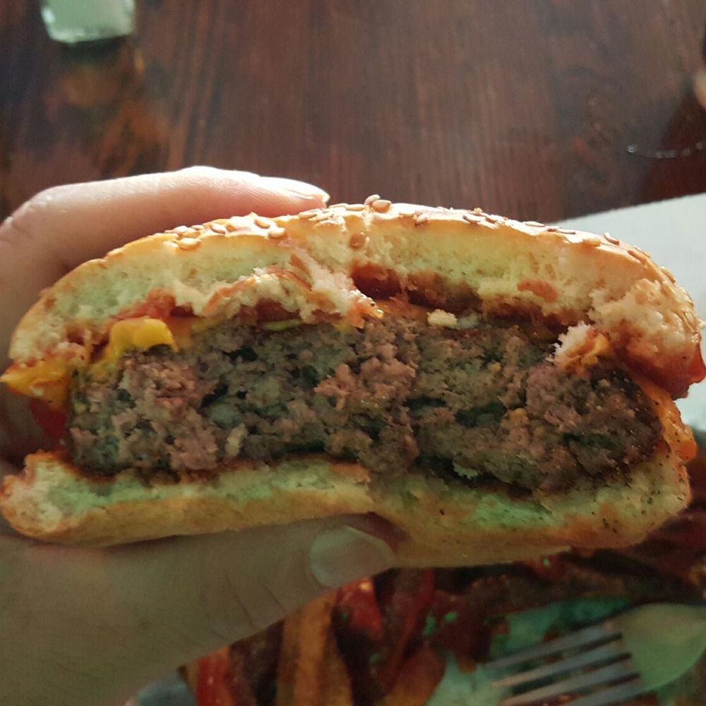The best burger I tasted in a long while and the fries are great too