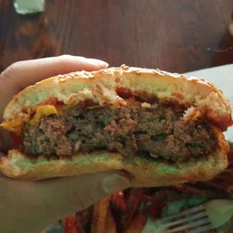 The best burger I tasted in a long while and the fries are great too