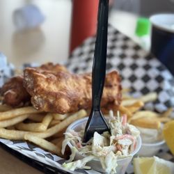 Port Fairhaven Fish & Chips - Cod fish and chips
