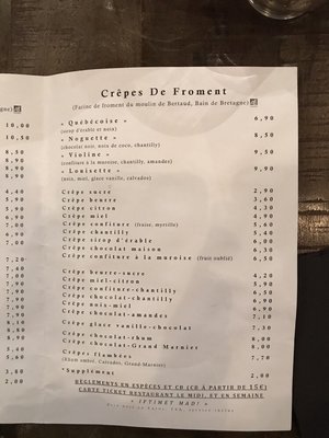Menu photo 1 Bretons Paris, 75 Menu photo 1 Bretons Paris, 75