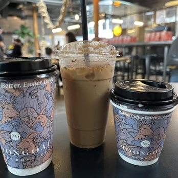 MoonGoat Coffee Roasters - Iced churro latte, hot churro latte and a mock hot churro latte (no espresso) - Coffee Roasteries Near Me - Costa Mesa, California MoonGoat Coffee Roasters - Iced churro latte, hot churro latte and a mock hot churro latte (no espresso) - Coffee Roasteries Near Me - Costa Mesa, California