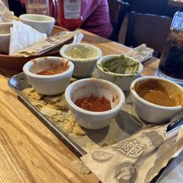 Dipping sauces were yummy Dipping sauces were yummy