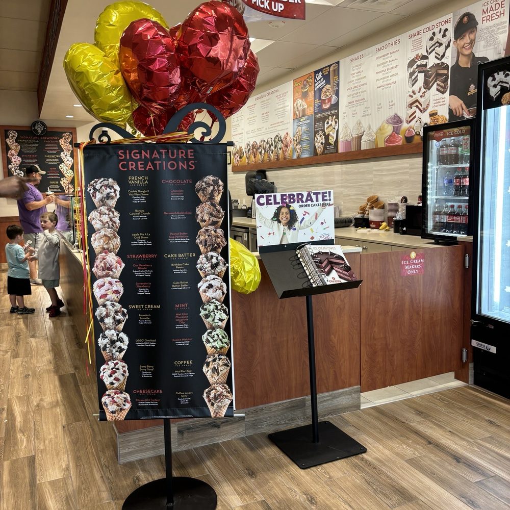 Coldstone Creamery - Ice Cream & Frozen Yogurt Near Me - Fulshear, Texas