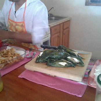 Bistro del Mar - Chili Rellenos that martin was teaching us to cook. - Seafood Near Me - Zihuatanejo, GRO Bistro del Mar - Chili Rellenos that martin was teaching us to cook. - Seafood Near Me - Zihuatanejo, GRO