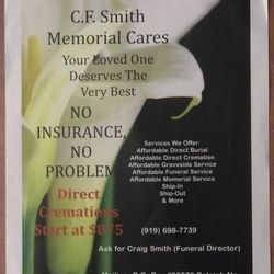 CF Smith Memorial Cares