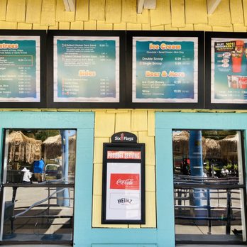 Six Flags Hurricane Harbor - Prices for food - Water Parks Near Me - Concord, California
