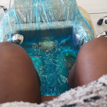 Lynn's Nails 2 - Pedi and mani in process - Nail Salons Near Me - Marietta, Georgia