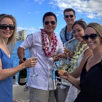 Isle Sailing - Ringing in the new year with a wedding at sea! - Boat Charters Near Me - Honolulu, Hawaii Isle Sailing - Ringing in the new year with a wedding at sea! - Boat Charters Near Me - Honolulu, Hawaii